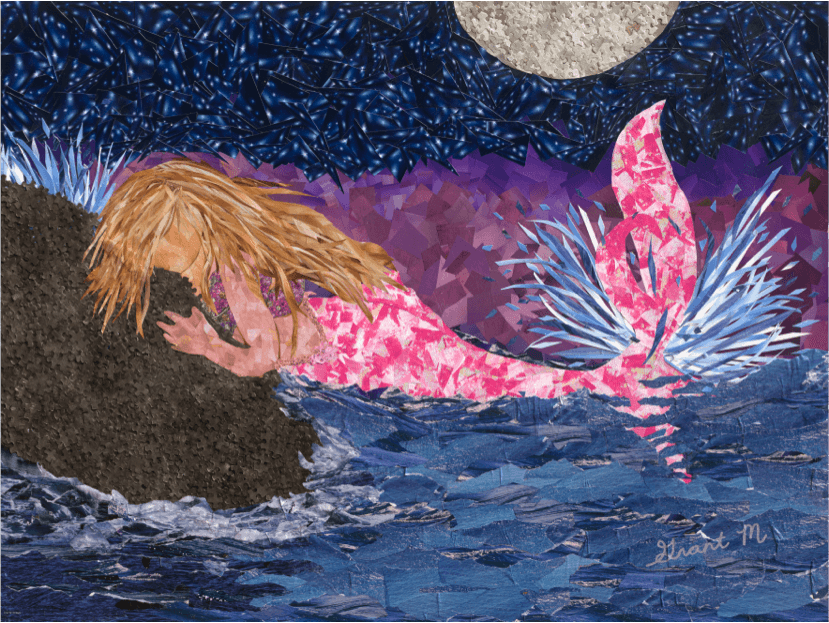 “Mystic Mermaid,” one of artist Grant Manier’s recent works